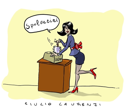 Cartoon: Spolverini (medium) by Giulio Laurenzi tagged spolverini