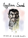 Cartoon: Egyptian Sand (small) by Giulio Laurenzi tagged egypt,mubarak