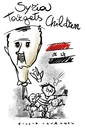 Cartoon: Syria targets children (small) by Giulio Laurenzi tagged syria,assad