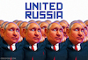 Cartoon: United Russia (small) by Bart van Leeuwen tagged united,russia,vladimir,putin,parliamentary,election,corruption