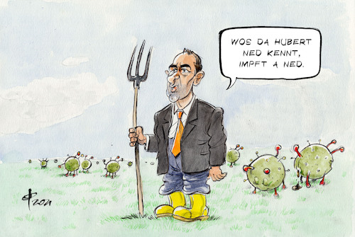 Cartoon: Aiwanger (medium) by Paolo Calleri tagged deutschland,bayern,pandemie,covid,corona,impfungen,hubert,aiwanger,freie,waehler,impfgegner,impfdruck,wirtschaft,gesellschaft,herdenimmunitaet,interview,impfstoffe,fakten,nebenwirkungen,falschinformationen,karikatur,cartoon,paolo,calleri,deutschland,bayern,pandemie,covid,corona,impfungen,hubert,aiwanger,freie,waehler,impfgegner,impfdruck,wirtschaft,gesellschaft,herdenimmunitaet,interview,impfstoffe,fakten,nebenwirkungen,falschinformationen,karikatur,cartoon,paolo,calleri