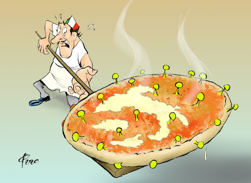 Cartoon: Coronavirus in Italien (medium) by Paolo Calleri tagged welt,europa,eu,italien,gesundheit,viren,corona,tote,sperrung,abriegelung,staedte,orte,norditalien,pandemie,karikatur,cartoon,paolo,calleri,welt,europa,eu,italien,gesundheit,viren,corona,tote,sperrung,abriegelung,staedte,orte,norditalien,pandemie,karikatur,cartoon,paolo,calleri