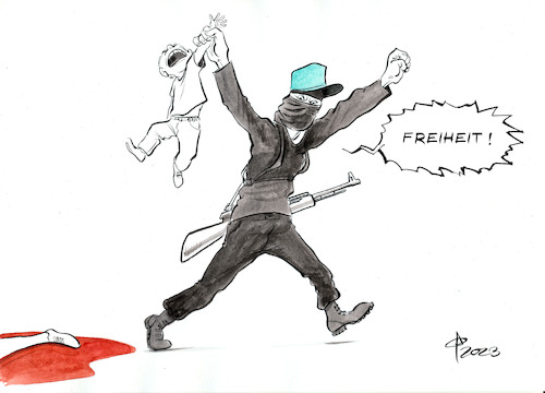 Cartoon: Hamas (medium) by Paolo Calleri tagged israel,hamas,terror,terrorismus,gaza,verschleppung,ermordung,geiseln,angriff,krieg,karikatur,cartoon,paolo,calleri,israel,hamas,terror,terrorismus,gaza,verschleppung,ermordung,geiseln,angriff,krieg,karikatur,cartoon,paolo,calleri