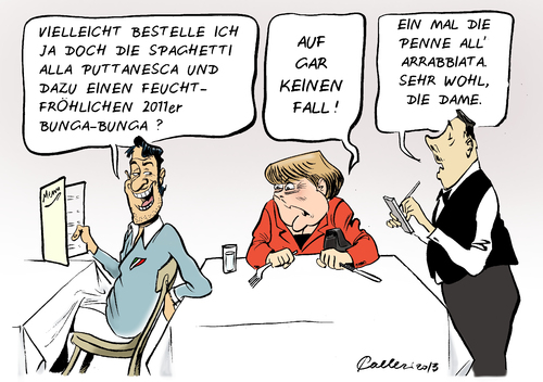 Cartoon: Italienische Woche (medium) by Paolo Calleri tagged karikatur,parteien,wahlkampf,schulden,sparen,wachstum,austeritaet,schuldenstaaten,eurokrise,schuldenkrise,bunga,monti,mario,berlusconi,silvio,deutschland,bundesrepublik,merkel,angela,eu,europa,parlamentswahl,wahlen,demokratie,politik,parlament,rom,italien,italien,rom,parlament,politik,demokratie,wahlen,parlamentswahl,europa,eu,angela,merkel,bundesrepublik,deutschland,silvio,berlusconi,mario,monti,bunga,schuldenkrise,eurokrise,schuldenstaaten,austeritaet,wachstum,sparen,schulden,wahlkampf,parteien,karikatur,cartoon,paolo,calleri