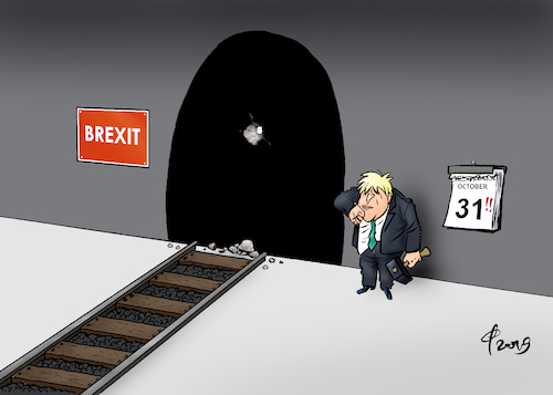 Cartoon: Licht am Ende des Tunnels (medium) by Paolo Calleri tagged eu,uk,gb,vereinigtes,koenigreich,premier,premierminister,boris,johnson,vorschlaege,zeitdruck,zeit,brexit,austritt,gemeinschaft,wirtschaft,no,deal,backstop,karikatur,cartoon,paolo,calleri,eu,uk,gb,vereinigtes,koenigreich,premier,premierminister,boris,johnson,vorschlaege,zeitdruck,zeit,brexit,austritt,gemeinschaft,wirtschaft,no,deal,backstop,karikatur,cartoon,paolo,calleri