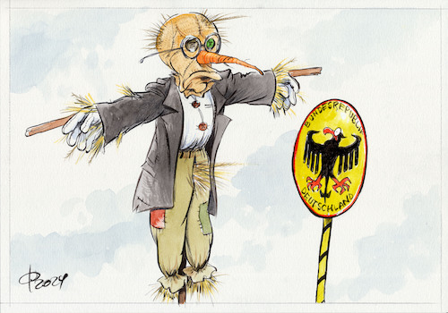 Migrantenscheuche Migrantenscheuche