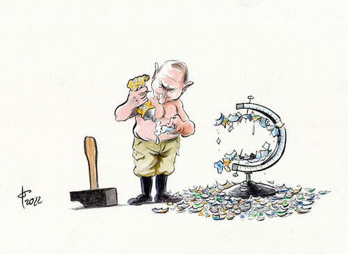 Cartoon: Neuordner (medium) by Paolo Calleri tagged welt,ukraine,russland,krieg,militaer,wirtschaft,putin,karikatur,cartoon,paolo,calleri,welt,ukraine,russland,krieg,militaer,wirtschaft,putin,karikatur,cartoon,paolo,calleri