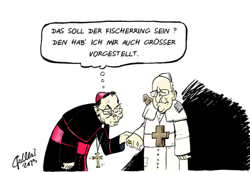 Cartoon: Protz-Bischof (medium) by Paolo Calleri tagged limburg,bischof,franz,peter,tebartz,van,elst,skandal,bischofssitz,resindenz,prunkbau,papst,franzikus,kirche,katholizismus,vatikan,rom,gespräch,reichtum,armut,karikatur,paolo,calleri,limburg,bischof,franz,peter,tebartz,van,elst,skandal,bischofssitz,resindenz,prunkbau,papst,franzikus,kirche,katholizismus,vatikan,rom,gespräch,reichtum,armut,karikatur,paolo,calleri