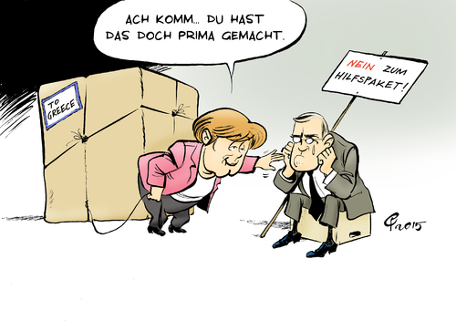 Cartoon: Streicheleinheiten (medium) by Paolo Calleri tagged cartoon,karikatur,streicheln,libanesin,bürgerdialog,sondersitzung,absimmung,merkel,angela,bundeskanzlerin,grexit,debatte,koalition,spd,cdu,abweichler,hilfspaket,schuldenstreit,schuldenkrise,bundestag,deutschland,griechenland,eu,paolo,calleri,eu,griechenland,deutschland,bundestag,schuldenkrise,schuldenstreit,hilfspaket,abweichler,cdu,spd,koalition,debatte,grexit,bundeskanzlerin,angela,merkel,absimmung,sondersitzung,karikatur,cartoon,paolo,calleri