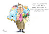 Cartoon: Charmeoffensive (small) by Paolo Calleri tagged deutschland,spd,lars,klingbeil,asyl,migration,fachkraefte,rueckfuehrungen,flucht,wirtschaft,gesellschaft,willkommenskultur,politik,karikatur,cartoon,paolo,calleri