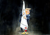 Cartoon: Fahne (small) by Paolo Calleri tagged usa,wahlen,2024,wahlkampf,praesidentschaft,republikaner,trump,rassismus,faschismus,demokratie,autokratie,karikatur,cartoon,paolo,calleri