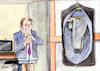 Cartoon: Homeoffice (small) by Paolo Calleri tagged welt,eu,deutschland,covid,19,corona,virus,lockdown,arbeit,buero,soziales,gesellschaft,video,konferenz,virtuell,jogginghose,karikatur,cartoon,paolo,calleri