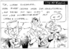 Cartoon: Kernig (small) by Paolo Calleri tagged bundesverteidigungsminister,karl,theodor,zu,guttenberg,stephanie,talkmaster,johannes,kerner,zdf