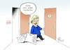 Cartoon: Parteiaustritt (small) by Paolo Calleri tagged eu,deutschland,erika,steinbach,cdu,partei,austritt,mitgliedschaft,fluechtlingspolitik,kritik,rechtskonservativ,karikatur,cartoon,paolo,calleri