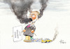 Cartoon: Räuchermännchen (small) by Paolo Calleri tagged deutschland,klima,klimaziele,energie,kohle,kohlestrom,kohleausstieg,bundesfinanzminiter,lindner,fdp,umwelt,co2,politik,karikatur,cartoon,paolo,calleri