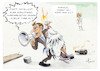 Cartoon: Unruhen in Frankreich (small) by Paolo Calleri tagged frankreich,emmanuel,macron,praesident,unruhen,krawalle,polizei,polizeigewalt,verkehrskontrolle,tod,vororte,nanterre,paris,karikatur,cartoon,paolo,calleri