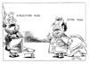 Cartoon: Unterschied (small) by Paolo Calleri tagged milliardenauftraege,keqiang,li,vizepremier,china,vr,wirtschaft,deutsche,bundesregierung,deutschland,kommunismusdebatte,kommunismusbegriff,kommunismus,loetzsch,gesine,parteichefin,linke