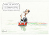 Cartoon: Was nicht passt... (small) by Paolo Calleri tagged sueddeutschland,baden,wuerttemberg,bayern,hochwasser,ueberflutungen,klimawandel,umwelt,klima,cdu,union,wirtschaft,fossile,energietraeger,verbrenner,technologie,fortschritt,parteivorsitzender,merz,leitkultur,jahrhunderthochwasser,karikatur,cartoon,paolo,calleri