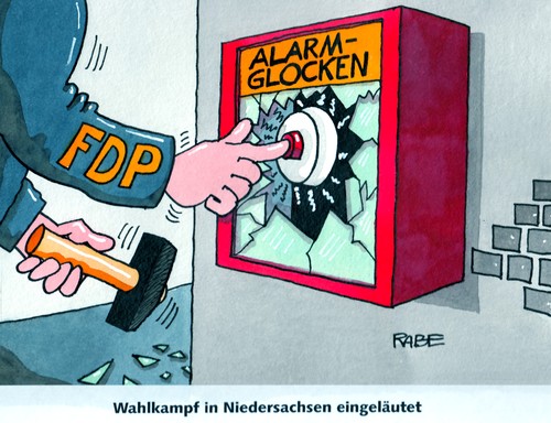 Cartoon: Alarmglocken (medium) by RABE tagged alarmglocken,wahlkampf,einläuten,niedersachsen,parteispitze,wähler,umfragewerte,fdp,liberale,lindner,brüderle,rösler,schwarzgelb,merkel,cdu,csu,seehofer,rabe,ralf,böhme,cartoon,karikatur,notruf,hammer,scheibe,dreikönigstreffen,glocken,glassplitter,stuttgart,geschlossenheit,parteichef,landtagswahl,führungsanspruch,rücktritt,chef,gegner,wahlergebnis,rückzug,alarmglocken,wahlkampf,einläuten,niedersachsen,parteispitze,wähler,umfragewerte,fdp,liberale,lindner,brüderle,rösler,schwarzgelb,merkel,cdu,csu,seehofer,rabe,ralf,böhme,cartoon,karikatur,notruf,hammer,scheibe,dreikönigstreffen,glocken,glassplitter,stuttgart,geschlossenheit,parteichef,landtagswahl,führungsanspruch,rücktritt,chef,gegner,wahlergebnis,rückzug