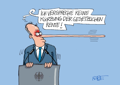 Cartoon: Alle naselang (medium) by RABE tagged merz,kanzler,koalition,union,spd,klingbeil,cartoon,karikatur,pressezeichnung,farbcartoon,tagescartoon,db,bahn,frühling,frühjahr,frühjahrsputz,ice,zug,blumenkasten,blumenkästen,rente,rentner,basisrente,rentenreform,reform,rentendebatte,rentendiskussion,pinoccio,nas,holz,loge,holznase,merz,kanzler,koalition,union,spd,klingbeil,cartoon,karikatur,pressezeichnung,farbcartoon,tagescartoon,db,bahn,frühling,frühjahr,frühjahrsputz,ice,zug,blumenkasten,blumenkästen,rente,rentner,basisrente,rentenreform,reform,rentendebatte,rentendiskussion,pinoccio,nas,holz,loge,holznase