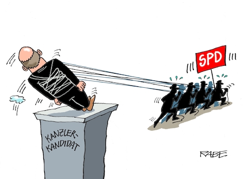 Cartoon: Angetreten zum Aufstellen (medium) by RABE tagged kanzlerkandidat,cdu,parteivorsitz,norbert,röttgen,rabe,ralf,böhme,cartoon,karikatur,pressezeichnung,farbcartoon,tagescartoon,spd,olaf,scholz,kandidaten,denkmall,seile,finanzminister,nominierung,bundestagswahl,wähler,sozialdemokraten,kanzlerkandidat,cdu,parteivorsitz,norbert,röttgen,rabe,ralf,böhme,cartoon,karikatur,pressezeichnung,farbcartoon,tagescartoon,spd,olaf,scholz,kandidaten,denkmall,seile,finanzminister,nominierung,bundestagswahl,wähler,sozialdemokraten