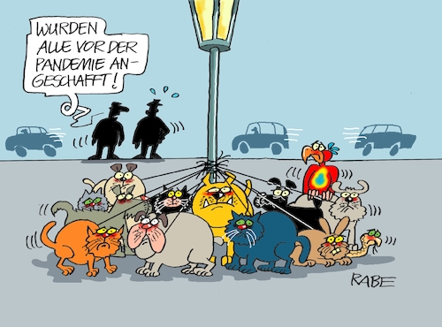 Cartoon: Aussetzer (medium) by RABE tagged corona,bundländerkonferenz,merkel,kanzleramt,lockerungen,stufenplan,öffnungen,lockdown,shutdown,baumärkte,impfdosen,rki,fallzahlen,inzidenzwert,spahn,impfzentren,impfreihenfolge,notbremse,pandemie,tierheime,abgabewelle,haustiere,auffangstationen,katzen,hunde,kleintiere,hasen,laterne,laternenpfahl,autobahn,straßen,corona,bundländerkonferenz,merkel,kanzleramt,lockerungen,stufenplan,öffnungen,lockdown,shutdown,baumärkte,impfdosen,rki,fallzahlen,inzidenzwert,spahn,impfzentren,impfreihenfolge,notbremse,pandemie,tierheime,abgabewelle,haustiere,auffangstationen,katzen,hunde,kleintiere,hasen,laterne,laternenpfahl,autobahn,straßen