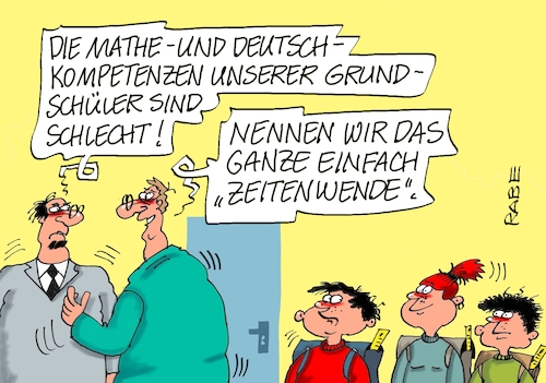 Cartoon: Bildungsniveau (medium) by RABE tagged schule,schüler,schulferien,herbstferien,urlaub,rabe,ralf,böhme,cartoon,karikatur,pressezeichnung,farbcartoon,tagescartoon,handy,grundschüler,lernschierigkeiten,mathe,deutsch,zeitenwende,pisa,pisastudie,schule,schüler,schulferien,herbstferien,urlaub,rabe,ralf,böhme,cartoon,karikatur,pressezeichnung,farbcartoon,tagescartoon,handy,grundschüler,lernschierigkeiten,mathe,deutsch,zeitenwende,pisa,pisastudie