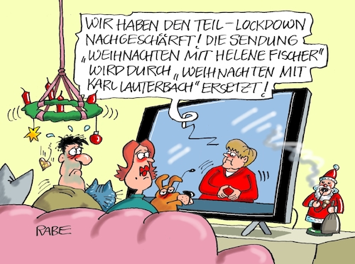 Cartoon: Birne Helene (medium) by RABE tagged corona,coronagipfel,coronabeschränkungen,coronaregeln,lockdown,teillockdown,verschärfung,lockerung,ministerpräsidenten,länderchefs,merkel,kanzleramt,videokonferenz,rabe,ralf,böhme,cartoon,karikatur,pressezeichnung,farbcartoon,tagescartoon,fallzahlen,rki,abstandsregeln,maskenpflicht,impfstoff,impfdosen,schnelltests,impfzentren,jens,spahn,karl,lauterbach,virologen,söder,laschet,ramelow,weihnachten,silvester,böller,böllerverbot,kontaktbeschränkungen,helene,fischer,corona,coronagipfel,coronabeschränkungen,coronaregeln,lockdown,teillockdown,verschärfung,lockerung,ministerpräsidenten,länderchefs,merkel,kanzleramt,videokonferenz,rabe,ralf,böhme,cartoon,karikatur,pressezeichnung,farbcartoon,tagescartoon,fallzahlen,rki,abstandsregeln,maskenpflicht,impfstoff,impfdosen,schnelltests,impfzentren,jens,spahn,karl,lauterbach,virologen,söder,laschet,ramelow,weihnachten,silvester,böller,böllerverbot,kontaktbeschränkungen,helene,fischer