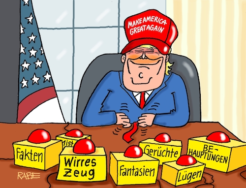 Cartoon: Buzzer in action (medium) by RABE tagged trump,präsident,usa,donald,einmarsch,erstürmung,cartoon,karikatur,pressezeichnung,rabe,ralf,böhme,farbcartoon,tagescartoon,venezuela,südamerika,maduro,regimewechsel,weltordnung,kongress,völkerrecht,buzzer,aktion,oval,office,schreibtisch,lüge,bullshit,fakten,fantasien,gerüchte,irankrieg,ukraine,grönland,schaltzentrale,trump,präsident,usa,donald,einmarsch,erstürmung,cartoon,karikatur,pressezeichnung,rabe,ralf,böhme,farbcartoon,tagescartoon,venezuela,südamerika,maduro,regimewechsel,weltordnung,kongress,völkerrecht,buzzer,aktion,oval,office,schreibtisch,lüge,bullshit,fakten,fantasien,gerüchte,irankrieg,ukraine,grönland,schaltzentrale