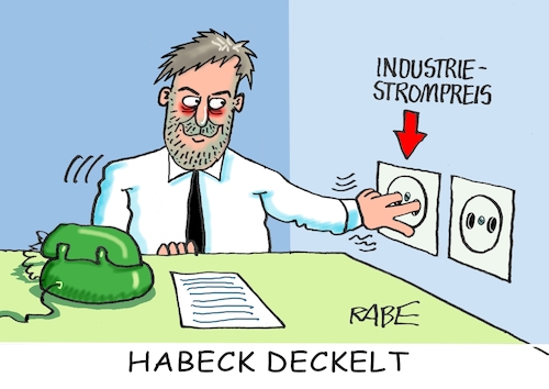 Cartoon: Deckel drauf (medium) by RABE tagged klima,klimaziele,klimawende,ampel,wissing,streit,umsetzung,rabe,ralf,böhme,cartoon,karikatur,pressezeichnung,farbcartoon,tagescartoon,dürre,klimakatastrophe,habeck,grüne,strom,strompreise,industrie,industriestrompreise,deckel,deckelung,verbraucher,steckdosen,finger,stromschlag,klima,klimaziele,klimawende,ampel,wissing,streit,umsetzung,rabe,ralf,böhme,cartoon,karikatur,pressezeichnung,farbcartoon,tagescartoon,dürre,klimakatastrophe,habeck,grüne,strom,strompreise,industrie,industriestrompreise,deckel,deckelung,verbraucher,steckdosen,finger,stromschlag