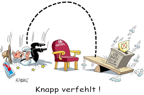 Cartoon: Den Bogen raus haben (medium) by RABE tagged afd,reichsbürger,demokratiefördergesetz,rabe,ralf,böhme,cartoon,karikatur,pressezeichnung,farbcartoon,tagescartoon,rechte,höcke,thüringen,weimar,rede,denkmal,sockel,weg,leere,goethe,schiller,nordhausen,oberbürgermeisterwahl,oberbürgermeisteramt,stichwahl,wahlniederlage,wippe,wahlurne,bürgermeistersessel,oberbürgermeisterkandidat,bruchlandung,afd,reichsbürger,demokratiefördergesetz,rabe,ralf,böhme,cartoon,karikatur,pressezeichnung,farbcartoon,tagescartoon,rechte,höcke,thüringen,weimar,rede,denkmal,sockel,weg,leere,goethe,schiller,nordhausen,oberbürgermeisterwahl,oberbürgermeisteramt,stichwahl,wahlniederlage,wippe,wahlurne,bürgermeistersessel,oberbürgermeisterkandidat,bruchlandung