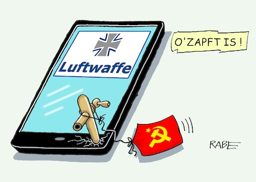 Cartoon: Es ist angezapft (medium) by RABE tagged luftwaffe,abhörskandal,leaks,marschflugkörper,handy,spionage,spione,russland,ukrainekrieg,luftwaffengeneräle,pistorius,geiheimsache,geheimhaltung,rabe,ralf,böhme,cartoon,karikatur,pressezeichnung,farbcartoon,tagescartoon,taurus,tauruslieferung,scholz,selenskyj,zapfhan,bierhahn,ozapft,is,flagge,hammer,sichel,stern,luftwaffe,abhörskandal,leaks,marschflugkörper,handy,spionage,spione,russland,ukrainekrieg,luftwaffengeneräle,pistorius,geiheimsache,geheimhaltung,rabe,ralf,böhme,cartoon,karikatur,pressezeichnung,farbcartoon,tagescartoon,taurus,tauruslieferung,scholz,selenskyj,zapfhan,bierhahn,ozapft,is,flagge,hammer,sichel,stern