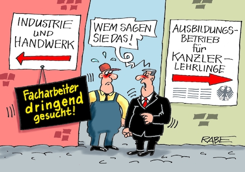 Cartoon: Fachkräftemangel (medium) by RABE tagged ampel,ampelregierung,rot,grün,gelb,fdp,spd,grüne,rabe,ralf,böhme,cartoon,karikatur,pressezeichnung,farbcartoon,tagescartoon,inflation,einkommen,rente,rentenpaket,bruch,streit,neuwahlen,vertrauensfrage,rücktritt,wahltermin,nachwuchs,fachkraft,fachkräftemangel,ausbildung,berufsschule,industrie,handwerk,ampel,ampelregierung,rot,grün,gelb,fdp,spd,grüne,rabe,ralf,böhme,cartoon,karikatur,pressezeichnung,farbcartoon,tagescartoon,inflation,einkommen,rente,rentenpaket,bruch,streit,neuwahlen,vertrauensfrage,rücktritt,wahltermin,nachwuchs,fachkraft,fachkräftemangel,ausbildung,berufsschule,industrie,handwerk