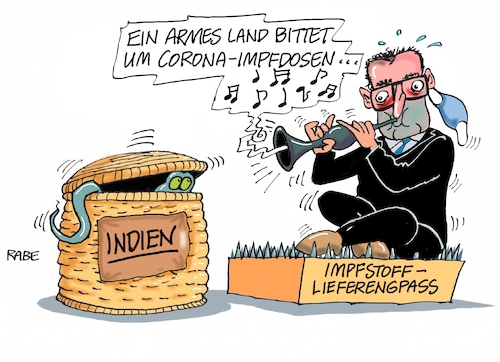 Cartoon: Fakirtrick (medium) by RABE tagged corona,bildung,bildungsminister,kanzleramt,bildungskonferenz,lehrerkonferenz,laptop,ausstatung,digitalisierung,bildungsmonitor,internetzugan,wlan,aufwachen,jens,spahn,gesundheitsminister,impfstoff,lieferengpass,eu,impfdosen,indien,fakir,nagelbrett,schlange,korb,cobra,flöte,lockdown,shutdown,fallzahlen,rki,corona,bildung,bildungsminister,kanzleramt,bildungskonferenz,lehrerkonferenz,laptop,ausstatung,digitalisierung,bildungsmonitor,internetzugan,wlan,aufwachen,jens,spahn,gesundheitsminister,impfstoff,lieferengpass,eu,impfdosen,indien,fakir,nagelbrett,schlange,korb,cobra,flöte,lockdown,shutdown,fallzahlen,rki