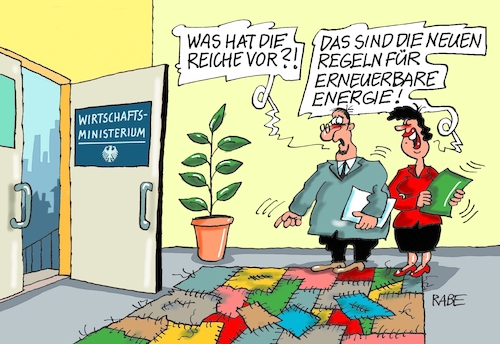 Cartoon: Flickenteppich (medium) by RABE tagged merz,kanzler,koalition,union,spd,klingbeil,cartoon,karikatur,pressezeichnung,farbcartoon,tagescartoon,bürokratie,verwaltung,beamte,modernisierung,monster,drachen,schwert,holzschwert,nägel,säge,reiche,wirtschaftsministerium,wirtschaftsministerin,energiewende,flickenteppich,merz,kanzler,koalition,union,spd,klingbeil,cartoon,karikatur,pressezeichnung,farbcartoon,tagescartoon,bürokratie,verwaltung,beamte,modernisierung,monster,drachen,schwert,holzschwert,nägel,säge,reiche,wirtschaftsministerium,wirtschaftsministerin,energiewende,flickenteppich
