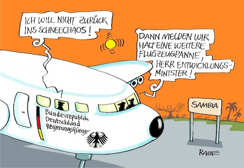 Flugzeugpanne