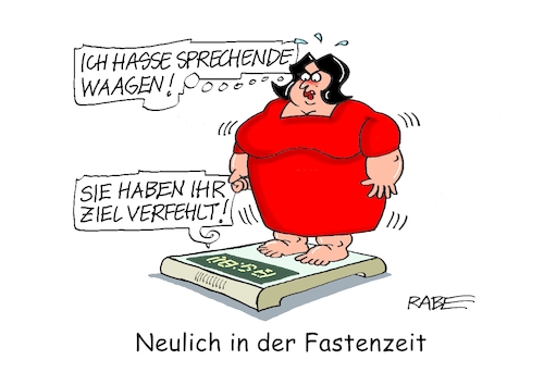 Cartoon: Gewaagte Aussage (medium) by RABE tagged fasten,fastenzeit,verzicht,alkohol,süßes,zigaretten,waage,personenwaage,fettanzeige,cartoon,karikatur,pressezeichnung,farbcartoon,tagescartoon,gewicht,kilo,sprachassistent,ki,navi,fasten,fastenzeit,verzicht,alkohol,süßes,zigaretten,waage,personenwaage,fettanzeige,cartoon,karikatur,pressezeichnung,farbcartoon,tagescartoon,gewicht,kilo,sprachassistent,ki,navi