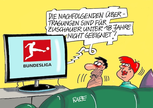 Cartoon: Gewaltige Bundesliga (medium) by RABE tagged ampel,ampelregierung,rot,grün,gelb,fdp,spd,grüne,rabe,ralf,böhme,cartoon,karikatur,pressezeichnung,farbcartoon,tagescartoon,inflation,einkommen,rente,rentenpaket,bruch,streit,neuwahlen,fußball,fußballer,tv,bundesliga,übertragung,prädikat,jugendliche,gefahr,hooligans,polizei,polizeieinsatz,kosten,ampel,ampelregierung,rot,grün,gelb,fdp,spd,grüne,rabe,ralf,böhme,cartoon,karikatur,pressezeichnung,farbcartoon,tagescartoon,inflation,einkommen,rente,rentenpaket,bruch,streit,neuwahlen,fußball,fußballer,tv,bundesliga,übertragung,prädikat,jugendliche,gefahr,hooligans,polizei,polizeieinsatz,kosten