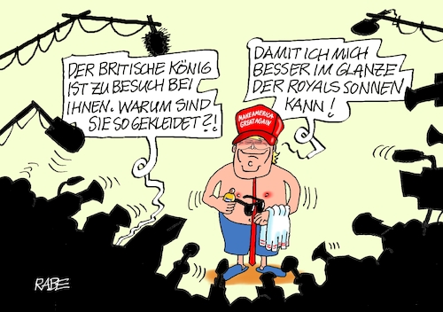 Cartoon: Glänzender Trump (medium) by RABE tagged trump,präsident,usa,donald,einmarsch,erstürmung,cartoon,karikatur,pressezeichnung,rabe,ralf,böhme,farbcartoon,tagescartoon,venezuela,südamerika,maduro,regimewechsel,weltordnung,kongress,völkerrecht,besuch,king,könig,charles,camillawhite,house,oval,office,krone,london,empire,royals,interview,glanz,sonne,sonnenöl,trump,präsident,usa,donald,einmarsch,erstürmung,cartoon,karikatur,pressezeichnung,rabe,ralf,böhme,farbcartoon,tagescartoon,venezuela,südamerika,maduro,regimewechsel,weltordnung,kongress,völkerrecht,besuch,king,könig,charles,camillawhite,house,oval,office,krone,london,empire,royals,interview,glanz,sonne,sonnenöl