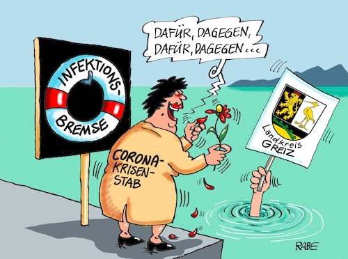 Cartoon: Greizwertiges (medium) by RABE tagged virus,corona,pandemie,coronakrise,rabe,ralf,böhme,cartoon,karikatur,pressezeichnung,farbcartoon,tagescartoon,viren,virenschutz,mundschutz,desinfektion,föderal,föderalismus,ländersache,obergrenze,krisenstab,landrätin,greiz,thüringen,fallzahlen,quarantäne,lockerungen,virus,corona,pandemie,coronakrise,rabe,ralf,böhme,cartoon,karikatur,pressezeichnung,farbcartoon,tagescartoon,viren,virenschutz,mundschutz,desinfektion,föderal,föderalismus,ländersache,obergrenze,krisenstab,landrätin,greiz,thüringen,fallzahlen,quarantäne,lockerungen