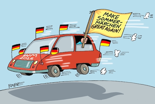 Cartoon: Großmacherei (medium) by RABE tagged fußball,nagelsmann,spieler,wm,kader,usa,ball,sport,tor,spielfeld,schiedsrichter,videobeweis,rabe,ralf,böhme,cartoon,karikatur,pressezeichnung,farbcartoon,tagescartoon,hund,bundesliga,ballaballa,pkw,spiegelschoner,fähnchen,sommermärchen,great,again,fußball,nagelsmann,spieler,wm,kader,usa,ball,sport,tor,spielfeld,schiedsrichter,videobeweis,rabe,ralf,böhme,cartoon,karikatur,pressezeichnung,farbcartoon,tagescartoon,hund,bundesliga,ballaballa,pkw,spiegelschoner,fähnchen,sommermärchen,great,again