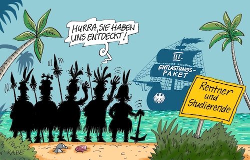 Cartoon: Inselwitzeleien (medium) by RABE tagged entlastungspaket,bundesregierung,rentner,studierende,ampelregierung,gaspreise,energiepreise,entlastungenen,milliardenpaket,soforthilfe,rabe,ralf,böhme,cartoon,karikatur,pressezeichnung,farbcartoon,tagescartoon,sanktionen,ukrainekrieg,putin,nordstream,heizkosten,kindergelderhöhung,mittelstand,alleinerziehende,entlastungspaket,bundesregierung,rentner,studierende,ampelregierung,gaspreise,energiepreise,entlastungenen,milliardenpaket,soforthilfe,rabe,ralf,böhme,cartoon,karikatur,pressezeichnung,farbcartoon,tagescartoon,sanktionen,ukrainekrieg,putin,nordstream,heizkosten,kindergelderhöhung,mittelstand,alleinerziehende