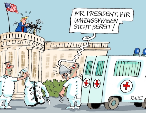 Cartoon: Irrenhäusler (medium) by RABE tagged trump,usa,president,bolton,literatur,bücher,rabe,ralf,böhme,cartoon,karikatur,pressezeichnung,farbcartoon,tagescartoon,corona,biden,harris,präsidentenwahl,joe,wahlmänner,stimmenauszählung,wahllokale,klage,briefwahl,briefwähler,zwangsjacke,irrenanstalt,möbelwagen,umzugswagen,withe,house,trump,usa,president,bolton,literatur,bücher,rabe,ralf,böhme,cartoon,karikatur,pressezeichnung,farbcartoon,tagescartoon,corona,biden,harris,präsidentenwahl,joe,wahlmänner,stimmenauszählung,wahllokale,klage,briefwahl,briefwähler,zwangsjacke,irrenanstalt,möbelwagen,umzugswagen,withe,house