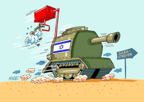 Cartoon: Israel Panzer (medium) by RABE tagged israel,palästina,palästinenser,iran,flächenbrand,drohnenangriff,eskalation,rabe,ralf,böhme,cartoon,karikatur,pressezeichnung,farbcartoon,tagescartoon,feuerlöscher,feuerwehr,hydrant,flammen,öl,oel,gazastreifen,libanon,bodenoffensive,notbremse,friedenstaube,israel,palästina,palästinenser,iran,flächenbrand,drohnenangriff,eskalation,rabe,ralf,böhme,cartoon,karikatur,pressezeichnung,farbcartoon,tagescartoon,feuerlöscher,feuerwehr,hydrant,flammen,öl,oel,gazastreifen,libanon,bodenoffensive,notbremse,friedenstaube