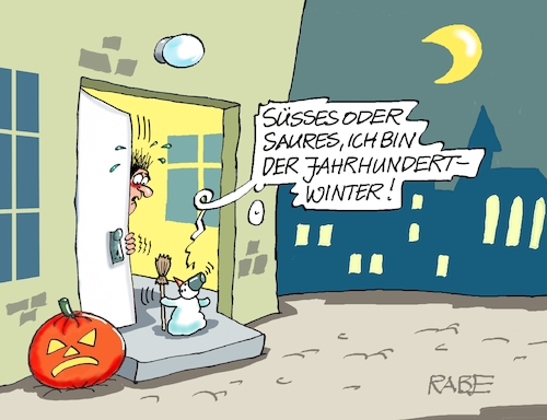 Jahrhundertwinter und Halloween Jahrhundertwinter und Halloween