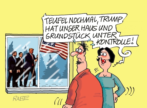 Cartoon: Kontrolleure (medium) by RABE tagged trump,präsident,usa,donald,einmarsch,erstürmung,cartoon,karikatur,pressezeichnung,rabe,ralf,böhme,farbcartoon,tagescartoon,venezuela,südamerika,maduro,regimewechsel,weltordnung,kongress,völkerrecht,grönland,deal,grönlandkrise,zoll,strafzölle,grundstück,annektion,okkupation,invasion,handelskrieg,trump,präsident,usa,donald,einmarsch,erstürmung,cartoon,karikatur,pressezeichnung,rabe,ralf,böhme,farbcartoon,tagescartoon,venezuela,südamerika,maduro,regimewechsel,weltordnung,kongress,völkerrecht,grönland,deal,grönlandkrise,zoll,strafzölle,grundstück,annektion,okkupation,invasion,handelskrieg