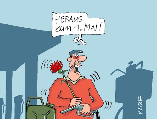 Cartoon: Maitanken (medium) by RABE tagged merz,kanzler,koalition,union,spd,klingbeil,cartoon,karikatur,pressezeichnung,farbcartoon,tagescartoon,db,bahn,frühling,frühjahr,frühjahrsputz,ice,zug,blumenkasten,blumenkästen,mai,mainelke,tankstelle,spritpreise,tankrabatt,tankregel,kampftag,arbeit,mineralölkonzerne,tankregelung,merz,kanzler,koalition,union,spd,klingbeil,cartoon,karikatur,pressezeichnung,farbcartoon,tagescartoon,db,bahn,frühling,frühjahr,frühjahrsputz,ice,zug,blumenkasten,blumenkästen,mai,mainelke,tankstelle,spritpreise,tankrabatt,tankregel,kampftag,arbeit,mineralölkonzerne,tankregelung