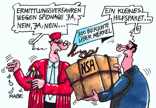 Cartoon: Merkelberichte (medium) by RABE tagged merkel,kanzlerin,cdu,bundeskanzlerin,nsa,geheimdienste,handy,abhörskandal,abhöraffäre,berichte,akten,stasi,ermittlungsverfahren,protokolle,staatsmänner,rabe,ralf,böhme,cartoon,karikatur,pressezeichnung,farbcartoon,obama,usa,hilfspaket,karlsruhe,gericht,juristen,datenspeicherung,speicherung,spionageziel,erfassung,richter,beweisstücke,bundesanwalt,bundesanwaltschaft,blume,gänseblume,gänseblümchen,blüte,blütenblätter,ja,nein,merkel,kanzlerin,cdu,bundeskanzlerin,nsa,geheimdienste,handy,abhörskandal,abhöraffäre,berichte,akten,stasi,ermittlungsverfahren,protokolle,staatsmänner,rabe,ralf,böhme,cartoon,karikatur,pressezeichnung,farbcartoon,obama,usa,hilfspaket,karlsruhe,gericht,juristen,datenspeicherung,speicherung,spionageziel,erfassung,richter,beweisstücke,bundesanwalt,bundesanwaltschaft,blume,gänseblume,gänseblümchen,blüte,blütenblätter,ja,nein