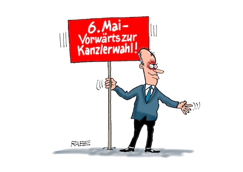Merz demonstriert Merz demonstriert