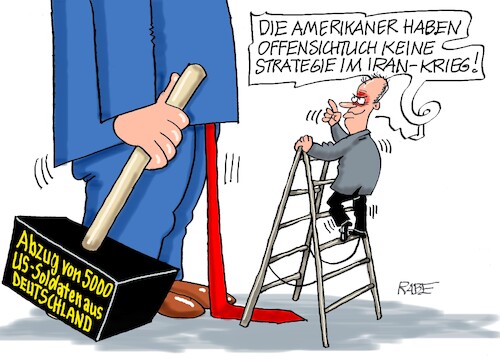 Cartoon: Merz kritisiert (medium) by RABE tagged trump,präsident,usa,donald,einmarsch,erstürmung,cartoon,karikatur,pressezeichnung,rabe,ralf,böhme,farbcartoon,tagescartoon,venezuela,südamerika,maduro,regimewechsel,weltordnung,kongress,völkerrecht,iran,irankrieg,strategie,kritik,hammer,leiter,truppenabzug,ami,amerikaner,nato,trump,präsident,usa,donald,einmarsch,erstürmung,cartoon,karikatur,pressezeichnung,rabe,ralf,böhme,farbcartoon,tagescartoon,venezuela,südamerika,maduro,regimewechsel,weltordnung,kongress,völkerrecht,iran,irankrieg,strategie,kritik,hammer,leiter,truppenabzug,ami,amerikaner,nato